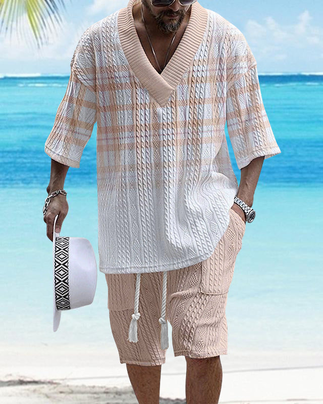 Men's two piece short suits