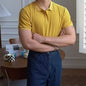 Summer Men's Lapel Casual Men's Top