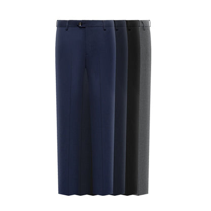 Black Slim Fit Men's Formal Casual Suit Pants