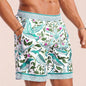 Men's Pocket Decorative Four-sided Stretch 3d Printed Thin Youth Casual Shorts