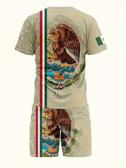 3d Printing Fashion Men's Casual Loose Outfit
