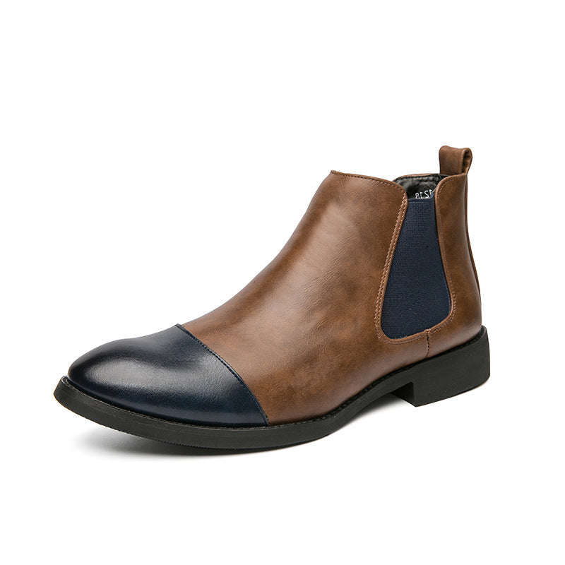 Men's Stylish British Style Pointed Toe Martin Boots
