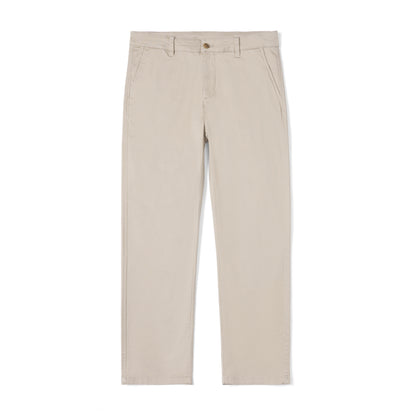 Casual Pants Men's Business Shirt Solid Color Stretch Cotton Cropped Pants