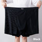 Mesh Ice Silk Underwear Men's Plus Size Boxer