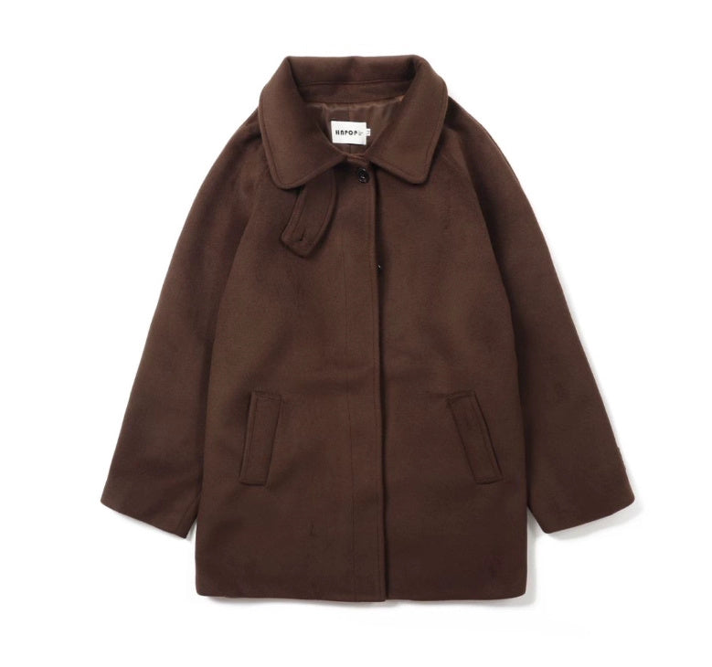 Mid-length Woolen Coat Men's Woolen Coat
