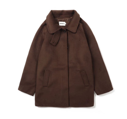 Mid-length Woolen Coat Men's Woolen Coat