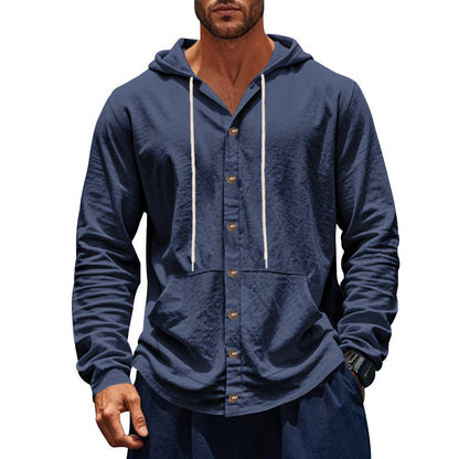 Spring And Autumn American Style Loose Men's Shirt Loose