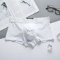 New Men's Purified Cotton Underwear Low Waist Sexy Breathable Comfortable Solid Color