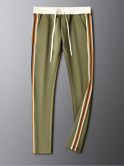 Casual Pants Trend Fashion Casual Pants Men's Pants Men's Pants Straight Leg Pants Corduroy Casual Pants Leg Tied Casual Pants Wrinkle Resistant Casual Pants Cropped Pants Men's Linen Casual Pants Spo