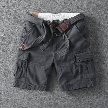 Retro Heavy Casual Overalls Pants