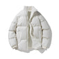 Lambswool Lining Stand-up Collar Cotton-padded Clothes