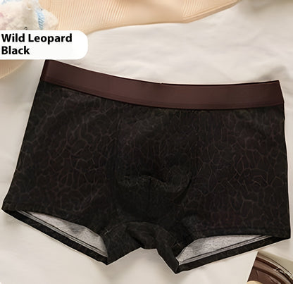 Leopard Print Purified Cotton Men's Underwear Individual Breathable Trend
