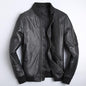 New Black Leather Leather Men's Baseball Uniform Short