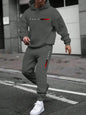 Men's Sweater Sport Pants Suit Printed Fashion