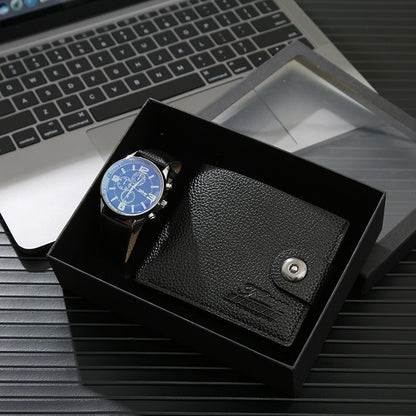 Christmas fashion wallet watch set belt set box