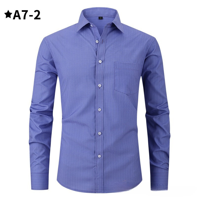 Commute Minimalist Leisure Men's Plaid Shirt