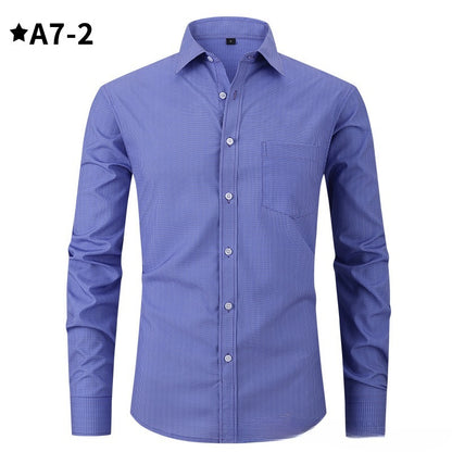 Commute Minimalist Leisure Men's Plaid Shirt