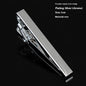 Men's Formal Wear Business Silver Simple Fashion Short Tie Clip