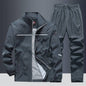 Men's Loose Lapels Casual Sportswear Polyester Composite Fabric