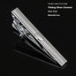 Men's Formal Wear Business Silver Simple Fashion Short Tie Clip