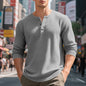 Henry Long Sleeve Retro Bottoming T-shirt