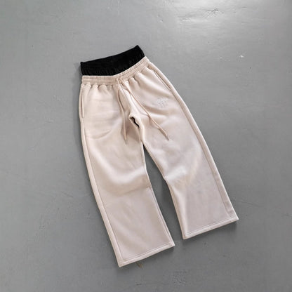 Retro Street Hip Hop Loose Casual Double Waist Pants For Men And Women