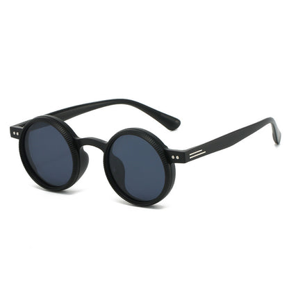 Adjustable Zoom Round Frame Polarized Sunglasses For Men