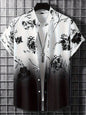 3D Printing Fashion New Flower Men's Short Sleeve Shirt
