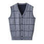 Middle-aged And Elderly Men's Jacquard Vest