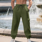 Loose Multi-pocket Ankle Banded Working Pants Men