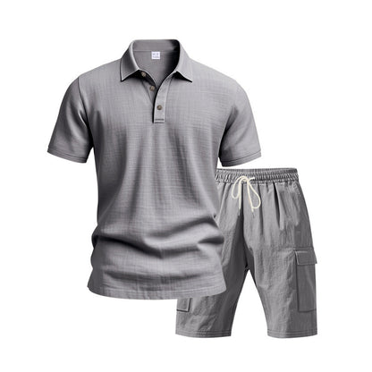 Linen Suit Men's Summer Simple Leisure
