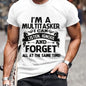 Men's Fashion 3D T-shirt Casual Loose