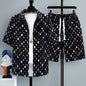 Men's Casual Sports Cool Shorts Two-piece Set