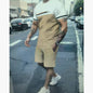 Cool Feeling Men's Short-sleeved T-shirt Shorts Suit