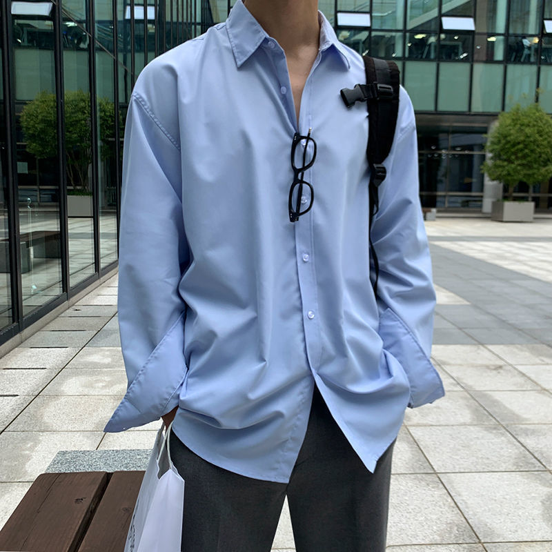 Shirt Long Sleeve Men Autumn Light Ripe Wind Casual