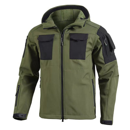 Soft Shell Beetle Top Fleece-lined Windproof Waterproof Jacket