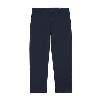 Casual Pants Men's Business Shirt Solid Color Stretch Cotton Cropped Pants