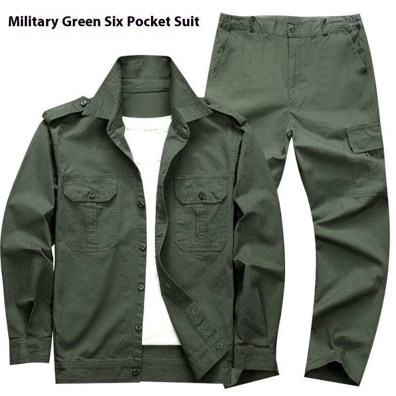 Welding Anti-scald Workshop Large Pocket Workwear Suit