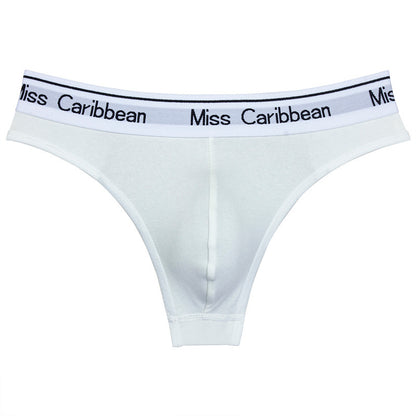 Men's Underwear Sexy U Convex Sports Fitness Letter Waist Cotton