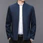 Stand Collar Middle-aged Men Casual Jacket