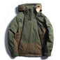 Double Zipper Design Trendy Casual Down Niche Warm Jacket