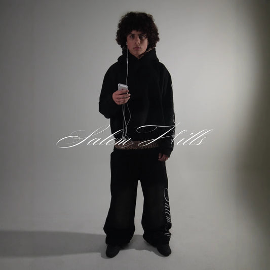 Long Sleeve Pullover Hoodie Suit Punk Print