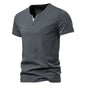 V-neck T-shirt Men's Short-sleeved Men's Summer Stretch Bottoming Shirt