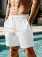 Casual Multi-pocket Workwear Shorts Lace-up Five-point Men