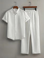 Men's Casual Multi-color Beach Short Sleeve Suit