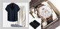 Men's Stand Collar 3D Digital Printing Fashion Slim-fit Short-sleeved Shirt