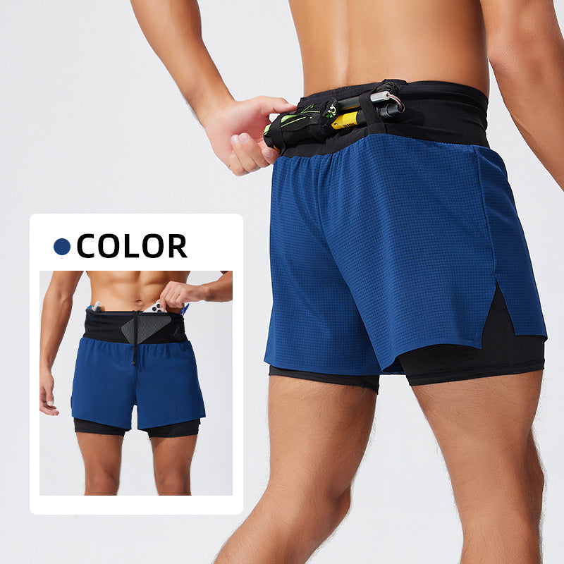 Double-Layer Fake Two-piece Outdoor Mountaineering Shorts