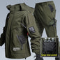 Autumn And Winter Fleece-lined Waterproof Jacket Suit