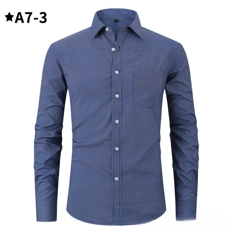 Commute Minimalist Leisure Men's Plaid Shirt