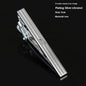 Men's Formal Wear Business Silver Simple Fashion Short Tie Clip